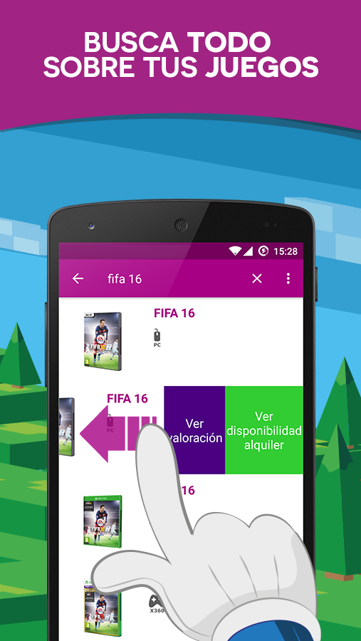 Ficha de Google Play de GAME: búsqueda de juegos y mapa de tiendas
